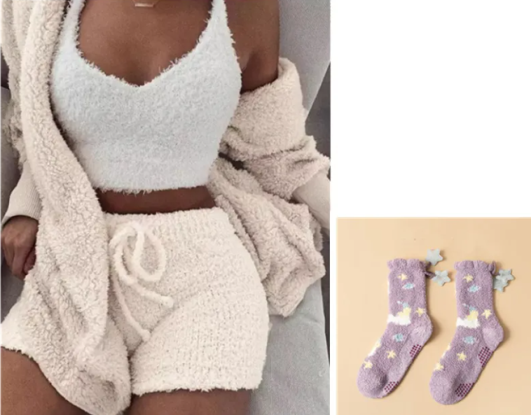 Conjunto Feminino Quente e Confortável