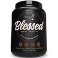 Blessed Vegan Protein Powder - Plant Based Protein Powder Meal Replacement Protein Shake 23g of Pea Protein Powder Dairy Free Gluten Free Soy Free No Sugar Added 30 Servings (Chocolate Mylk)