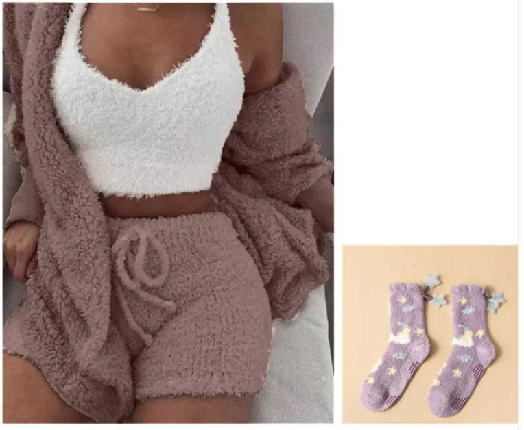 Conjunto Feminino Quente e Confortável