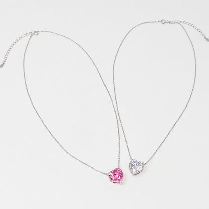 Colar de Prata Esterlina Absolute Beauty com Pingente de Coração