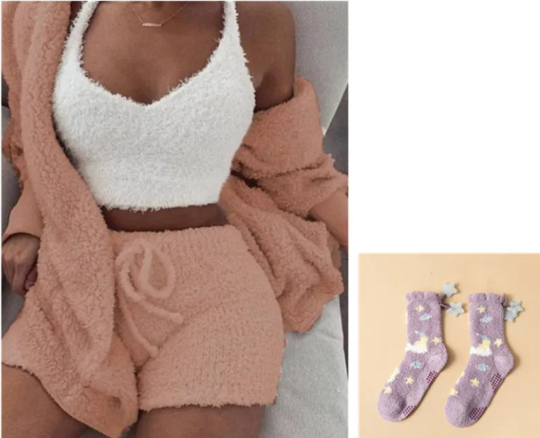 Conjunto Feminino Quente e Confortável