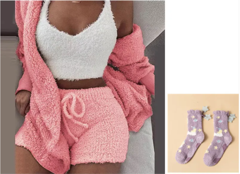 Conjunto Feminino Quente e Confortável