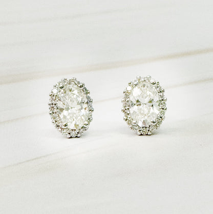 Brincos Moissanite Brilho Absoluto